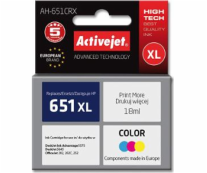 Activejet AH-651CRX ink (replacement for HP 651 C2P11AE; ...