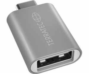 Adaptér USB TerraTec USB-C - USB Srebrny (251732)