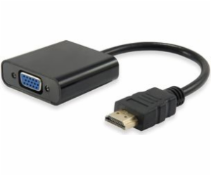 Equip AV adaptér HDMI - D-Sub (VGA) + Jack 3,5 mm černý (...