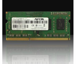 Paměť notebooku AFOX SODIMM, DDR3, 4 GB, 1333 MHz, (AFSD3...