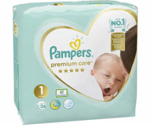 Pampers Premium Care Plenky Velikost 1, 2kg-5kg, 26ks