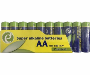 Gembird alkalická baterie Gembird LR6 AA 1,5V (10 ks)