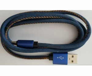 Gembird USB kabel Micro USB kabel prémiové džíny 1 m-CC-U...