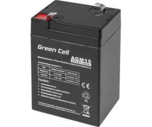 Baterie Green Cell Agm Vrla 6V / 4Ah (AGM15)