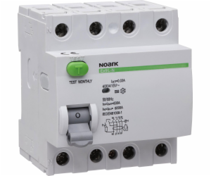 Noark Electric Ex9L-N 4P 25A AC 30mA 6kA Proudový chránič