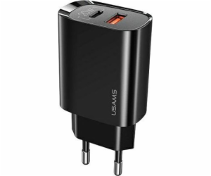 Usams nabíječka USAMS Load. síť. 1xUSB-C + 1xUSB T35 20W ...