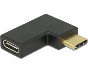 DeLOCK USB 3.2 Gen 2 adaptér, USB-C samec > USB-C samice 90°