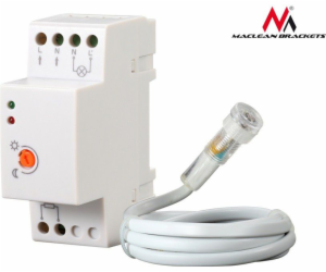 Maclean twilight switch DIN rail  with external probe  22...