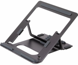 POUT EYES3 ANGLE - Aluminum portable laptop stand grey