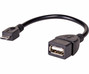 Akyga microUSB – USB adaptér černý (AK-AD-09)