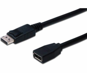 DIGITUS DisplayPort extension cable AWG 28 2xshielded bla...