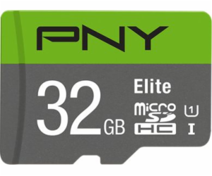 PNY Elite MicroSDHC 32GB Class 10 UHS-I/U1 A1 V10 (P-SDU3...