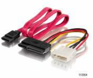 Equip Molex - SATA 22-pin, 0,5 m, vícebarevný (112054)