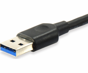 Equip kabel USB-A – USB-C USB 0,25 m černý (128343)