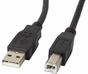 Kabel USB-A(M)->USB-B(M) 2.0 0.5M CZARNY