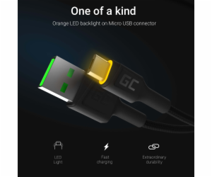 Green Cell USB kabel Kabel Green Cell GC Ray USB - microU...