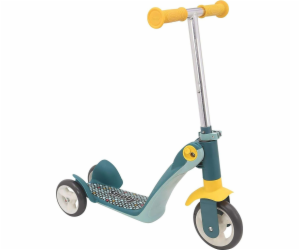 Smoby Reversible 2 in 1 Kids Four wheel scooter Blue Yellow