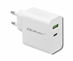 Qoltec 51718 Nabíječka | 45 W | 5-20V | 2,4-3A | USB typu...