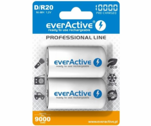 Akumulatorki everActive R20/D Ni-MH 10000 mAh připraven k...