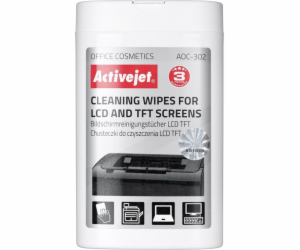 Activejet AOC-302 LCD matrix wipes 100 pcs.