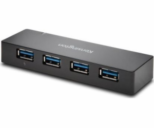 KENSINGTON UH4000C USB 3.0 4-Port Hub mit Ladefunktion, U...