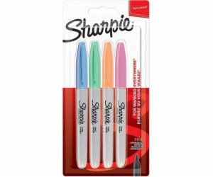 Sharpie 2065402 permanent marker Fibre tip Blue Green Ora...