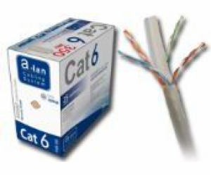 A-LAN UTP drát 4x2 cat 6 vnitřní 305m PVC - KIU6PVC305