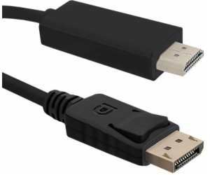 Qoltec DisplayPort v1.1 Male | HDMI Male | 4K | 2m