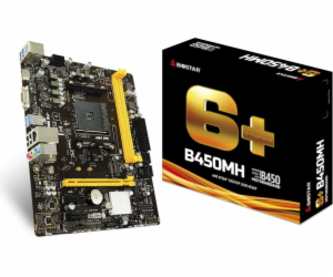 BIOSTAR B450, AM4, 2xDDR4, VGA/HDMI, 1xPCIe x16, 2xPCIe x...