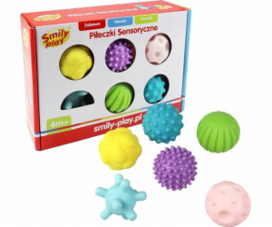 SMILY PRAY SENSORY BALLS 6 ks