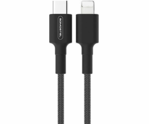 USB CABLE TYPE-C TO IPHONE 3.6A BLACK SOMOSTEL POWER 18W ...