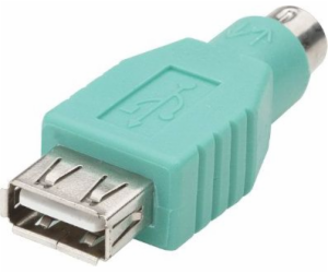 USB 2.0 Adapter, USB-A Buchse > Mini-DIN 6-Stecker (PS/2)