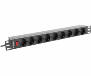 Lanberg POWER STRIP RACK PDU 19 LANBERG 1U 16A 9X SCHUKO ...