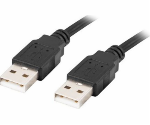 Lanberg CA-USBA-20CU-0018-BK USB kabel 1.8m 2.0 USB A Černá