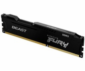 KINGSTON DIMM DDR3 8GB 1866MT/s CL10 FURY Beast Černá