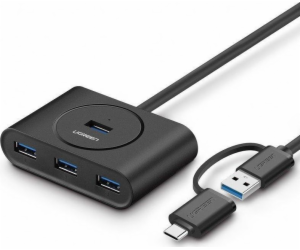 HUB USB 3.0 + USB-C 3.1 UGREEN 4-port  OTG