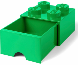 Pokoj Copenhagen LEGO Brick Drawer 4 zelená, úložný box