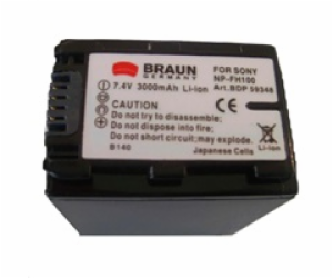 Braun akumulátor SONY NP-FH90, FH100, 3000mAh