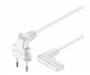 PREMIUMCORD Kabel síťový 230V k magnetofonu se zahnutými ...