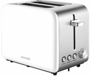 Concept TE2051 Toaster WHITE nerezový toustovač