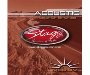 Stagg AC-1356-PH, sada strun pro akustickou kytaru, medium