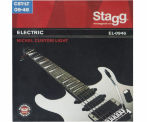 Stagg EL-0946, sada strun pro elektrickou kytaru, Custom ...