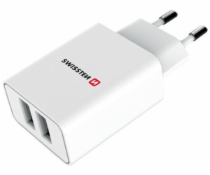 Swissten Síťový Adaptér Smart Ic 2X Usb 2,1A Power + Dato...