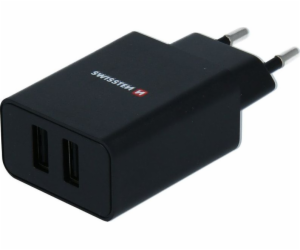 Swissten Síťový Adaptér Smart Ic 2X Usb 2,1A Power + Dato...