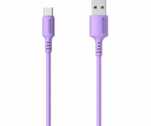 USB TYPE-C 3A CABLE VIOLET SOMOSTEL 3100mAh QUICK CHARGER...