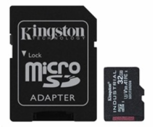 Kingston MicroSDHC karta 32GB Industrial C10 A1 pSLC Card...