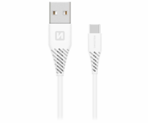 Swissten Datový Kabel Usb / Usb-C Bílý 1,5 M (7Mm)