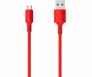 USB CABLE MICRO 3A RED SOMOSTEL 3100mAh QUICK CHARGER 1.2...