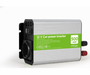 Gembird EG-PWC500-01 power adapter/inverter Auto 500 W Grey