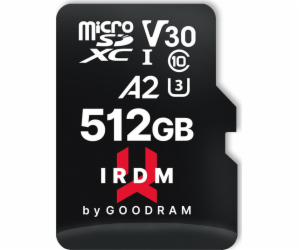 GOODRAM IRDM microSDXC     512GB V30 UHS-I U3 + adapter